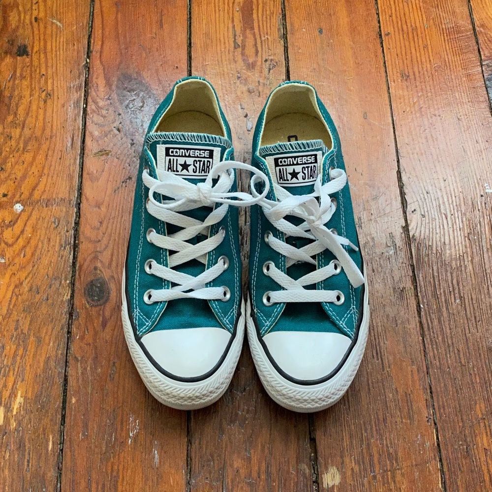 Teal Converse Chuck Taylor’s